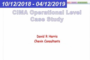 Підготовка до CIMA Operational Level Case Study