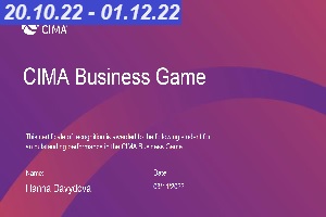 CIMA Business Game-2022
